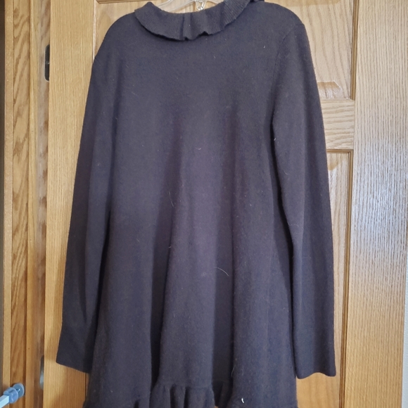 Magaschoni Cashmere Ruffled Open Sweater - Picture 5 of 9